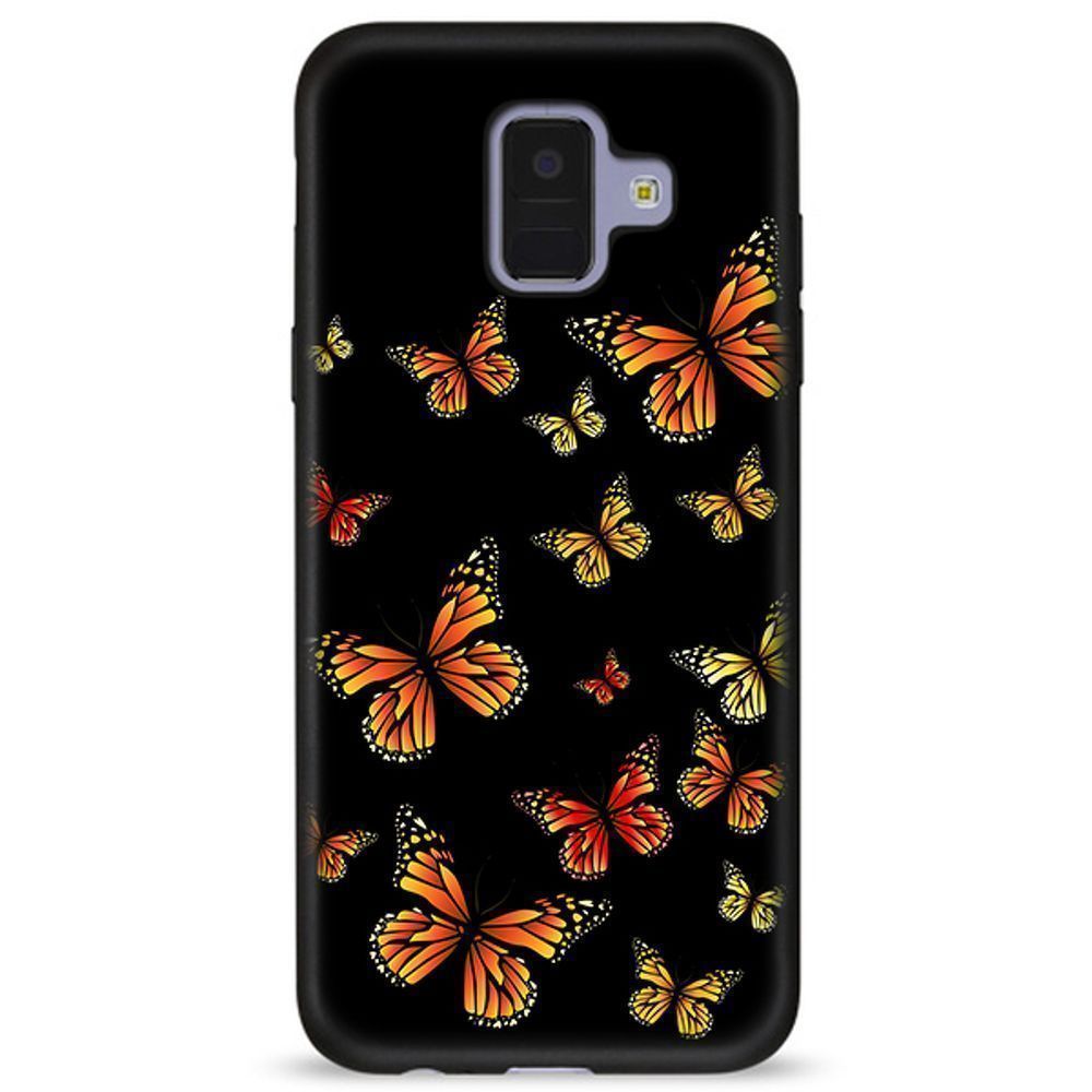Husa Samsung Galaxy A6 2018 - Silicon Matte TPU Butterfly.1