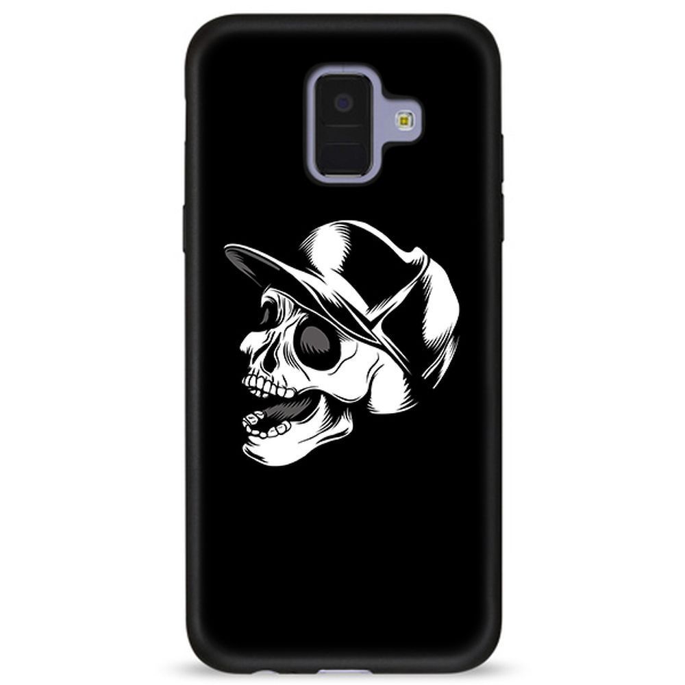 Husa Samsung Galaxy A6 2018 - Silicon Matte TPU Skull.1
