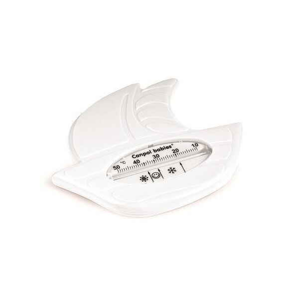 Termometru baie, barca, fara mercur, alb, Canpol, 2/783