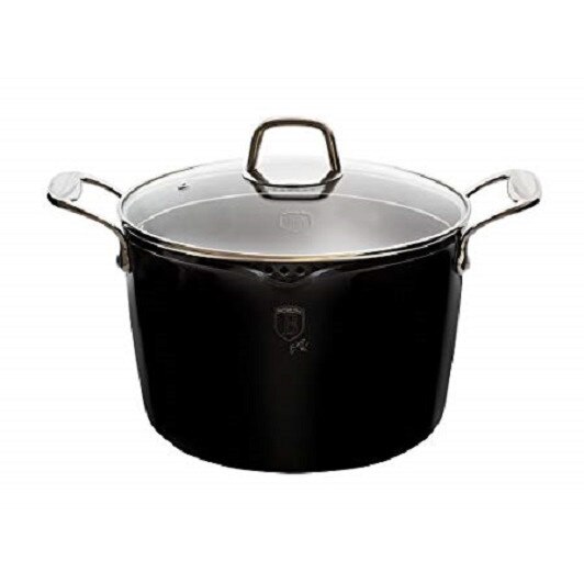 Oala cu capac pentru paste si orez 24 cm Black Royal Collection Berlinger Haus BH 1680