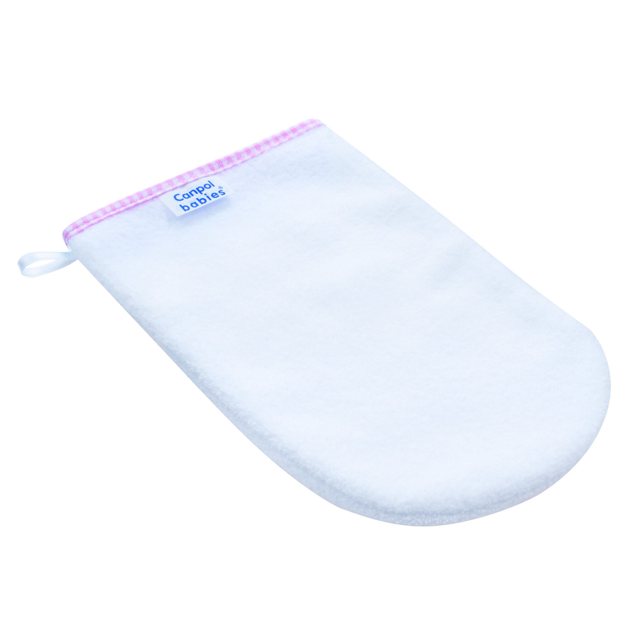 Manusa bumbac pentru baie, material delicat, roz, Canpol, 26/110