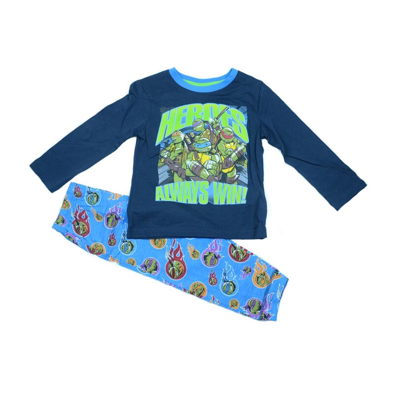 Pijama baieti Sun City Testoasele Ninja HQ2187B, Multicolor, 98