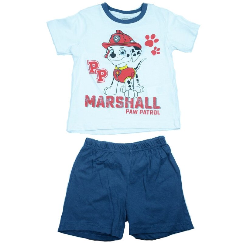 Pijama vara baieti Sun City Paw Patrol SE2063, Multicolor