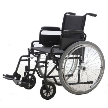 Scaun cu rotile, pliabil, max 135 Kg, Intellisense Scaun cu rotile, pliabil, max 135 Kg, Intellisense