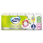 Zewa Deluxe 3 rétegű toalettpapír, Camomile Comfort, 20 tekercs