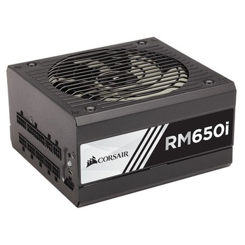Sursa Modulara Corsair RMi Series RM650i, 80 PLUS® Gold, 650 W, PFC Activ, ATX 2.4, 13.5 cm fan, Negru, retail Sursa Modulara Corsair RMi Series RM650i, 80 PLUS® Gold, 650 W, PFC Activ, ATX 2.4, 13.5 cm fan, Negru, retail