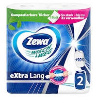 Prosoape de hartie Zewa Wisch&Weg Original Extra Long, 2 straturi, 2 role, 86 foi