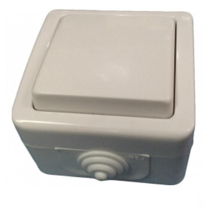 Intrerupator, Ag Top, Ip54, Alb