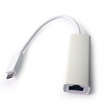 Adaptor Gembird retea LAN,microUSB la USB 2.0 pentru dispozitive mobile Adaptor Gembird retea LAN,microUSB la USB 2.0 pentru dispozitive mobile