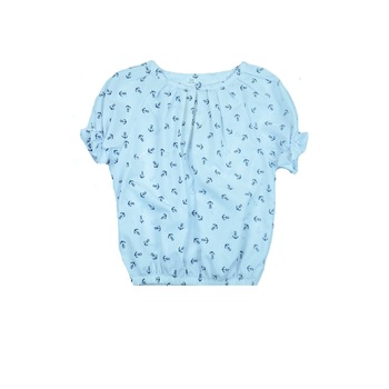 Bluza maneca scurta, Alessia, Poliester, Alb Bluza maneca scurta, Alessia, Poliester, Alb