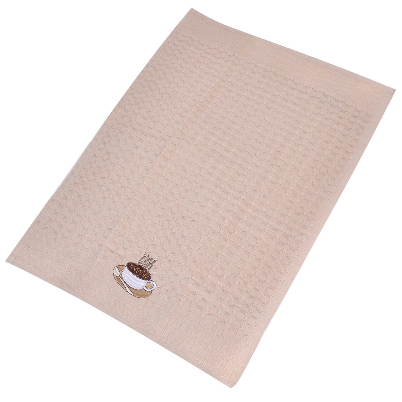 Prosop de bucatarie, Zola®, bumbac, Coffe, 39x58 cm