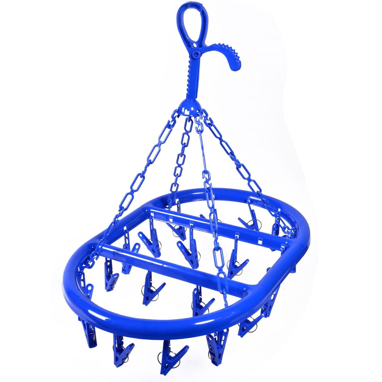 Uscator, Zola, pentru rufe cu 20 clesti - forma ovala