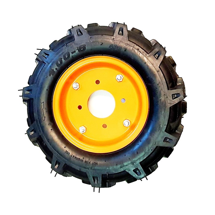 Micul Fermier motoros kultivátor kerék, 400-8, TT, 6PR, átmérő 41 cm