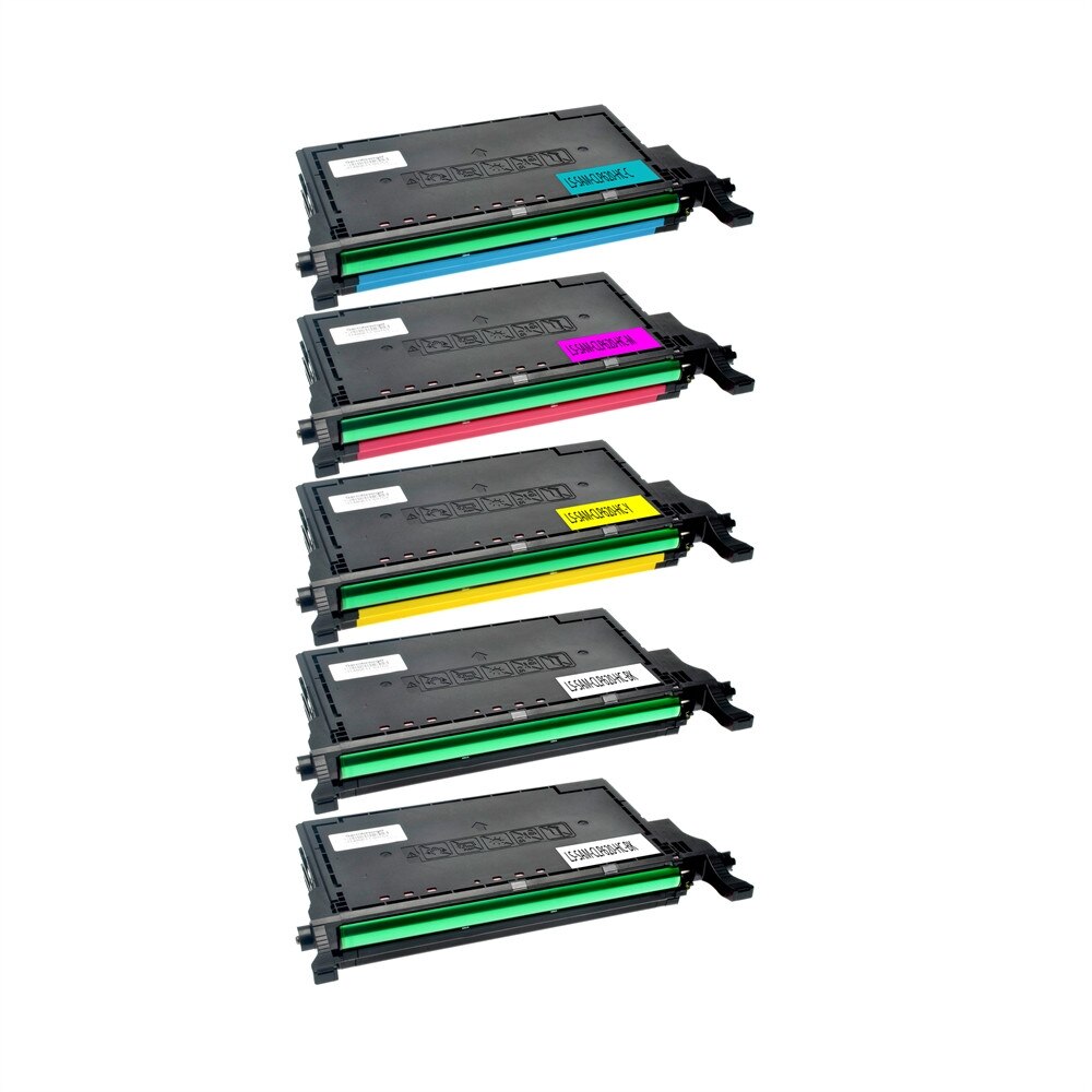 Set 5 Cartuse Toner 22000Pag. CLP620 BK/C/M/Y Compatibile Samsung CLP CLP-620 / CLP-620 ND / CLP-620 Series / CLP-670 / CLP-670 N / CLP-670 ND / CLP-670 Series CLX CLX-6220 FX / CLX-6250 FX