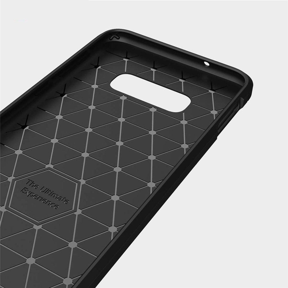 Husa Flexibila Antisoc Carbon pentru Samsung Galaxy S10e (SM-G970), Negru