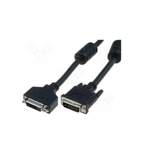 Cablu prelungitor , Assmann , DVI D (24+1) tata , DVI D (24+1) mama , 3m , negru