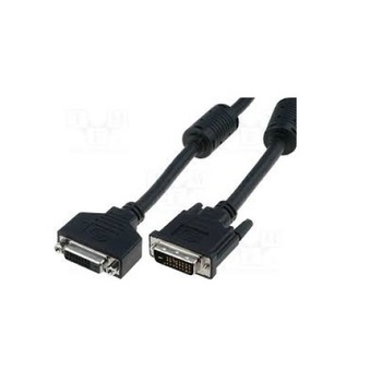 Cablu prelungitor , Assmann , DVI D (24+1) tata , DVI D (24+1) mama , 3m , negru Cablu prelungitor , Assmann , DVI D (24+1) tata , DVI D (24+1) mama , 3m , negru