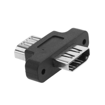 Adaptor extensie HDMI mama - HDMI mama 1.4 1080p cu sistem de printere in suruburi Adaptor extensie HDMI mama - HDMI mama 1.4 1080p cu sistem de printere in suruburi