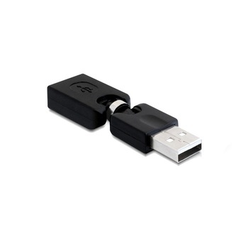 Adaptor USB 2.0 A T - M rotabil, Delock 65260 Adaptor USB 2.0 A T - M rotabil, Delock 65260
