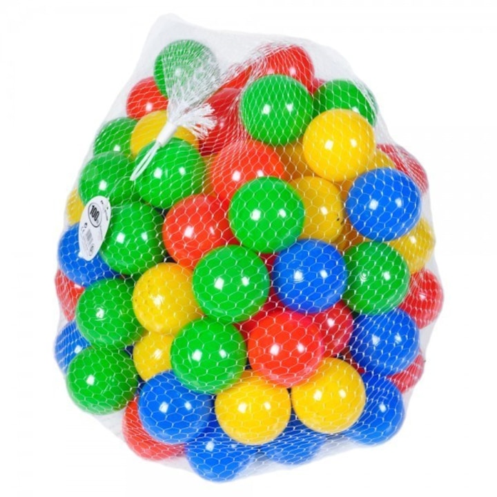 Детски комплект за игра 100 разноцветни нетоксични пластмасови топки с диаметър 6 CM