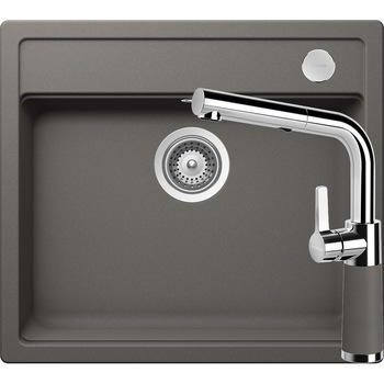 Kit chiuveta Schock Mono N-100 570 x 510 mm si baterie Schock SC-540 cu Dus Extractibil Silverstone Cristadur Kit chiuveta Schock Mono N-100 570 x 510 mm si baterie Schock SC-540 cu Dus Extractibil Silverstone Cristadur