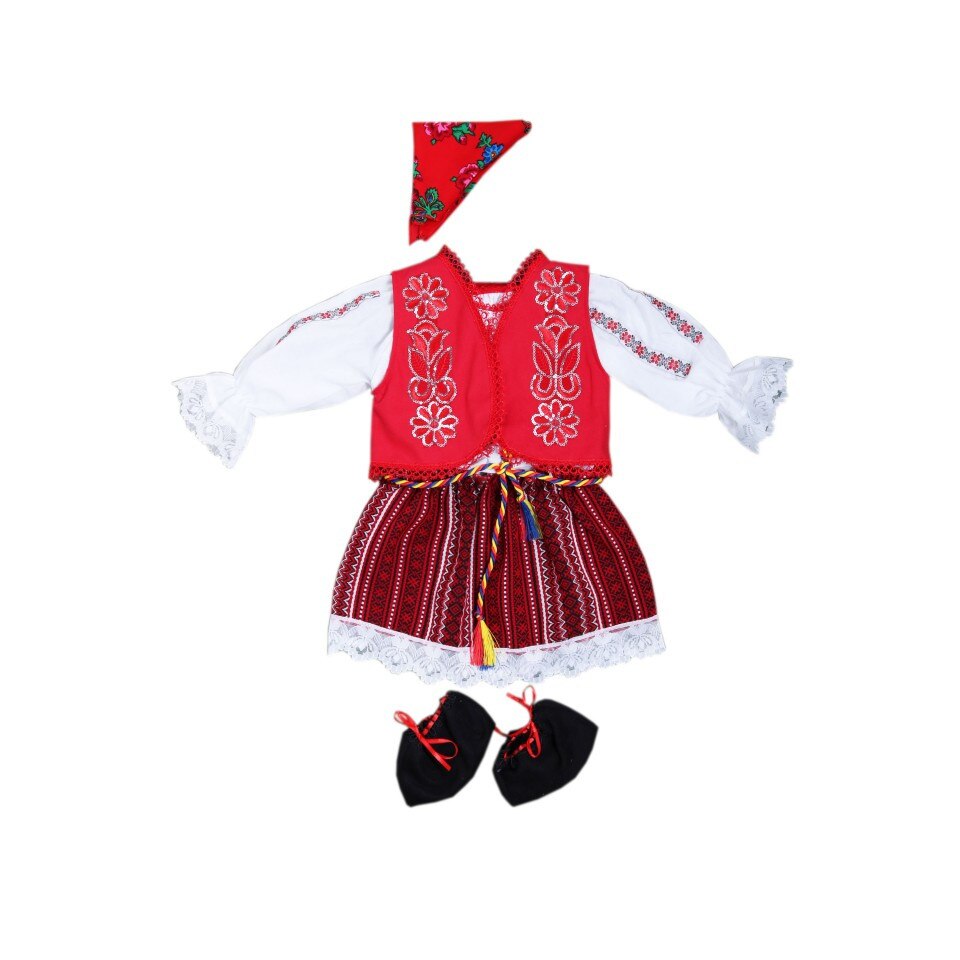 Costum popular pentru botez, DAE2636, 6-9 luni
