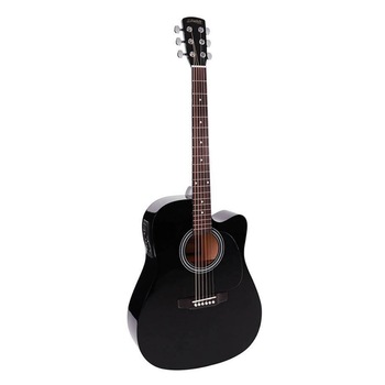 Chitara electro-acustica Nashville GSD60CE-BK dreadnought/cutaway negru EQ activ Chitara electro-acustica Nashville GSD60CE-BK dreadnought/cutaway negru EQ activ