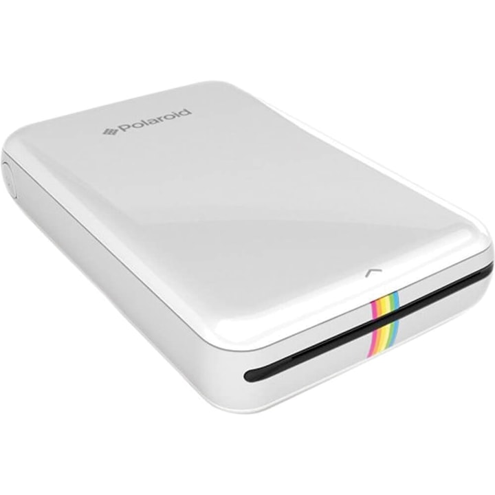 Polaroid ZIP Hordozható fotónyomtató, Bluetooth, NFC, Fehér + 10 lap