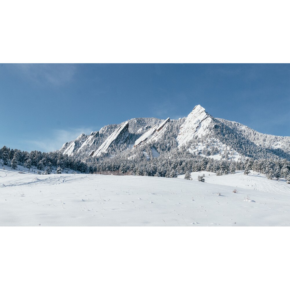 Tablou canvas Munte de zapada (45 x 30 cm)