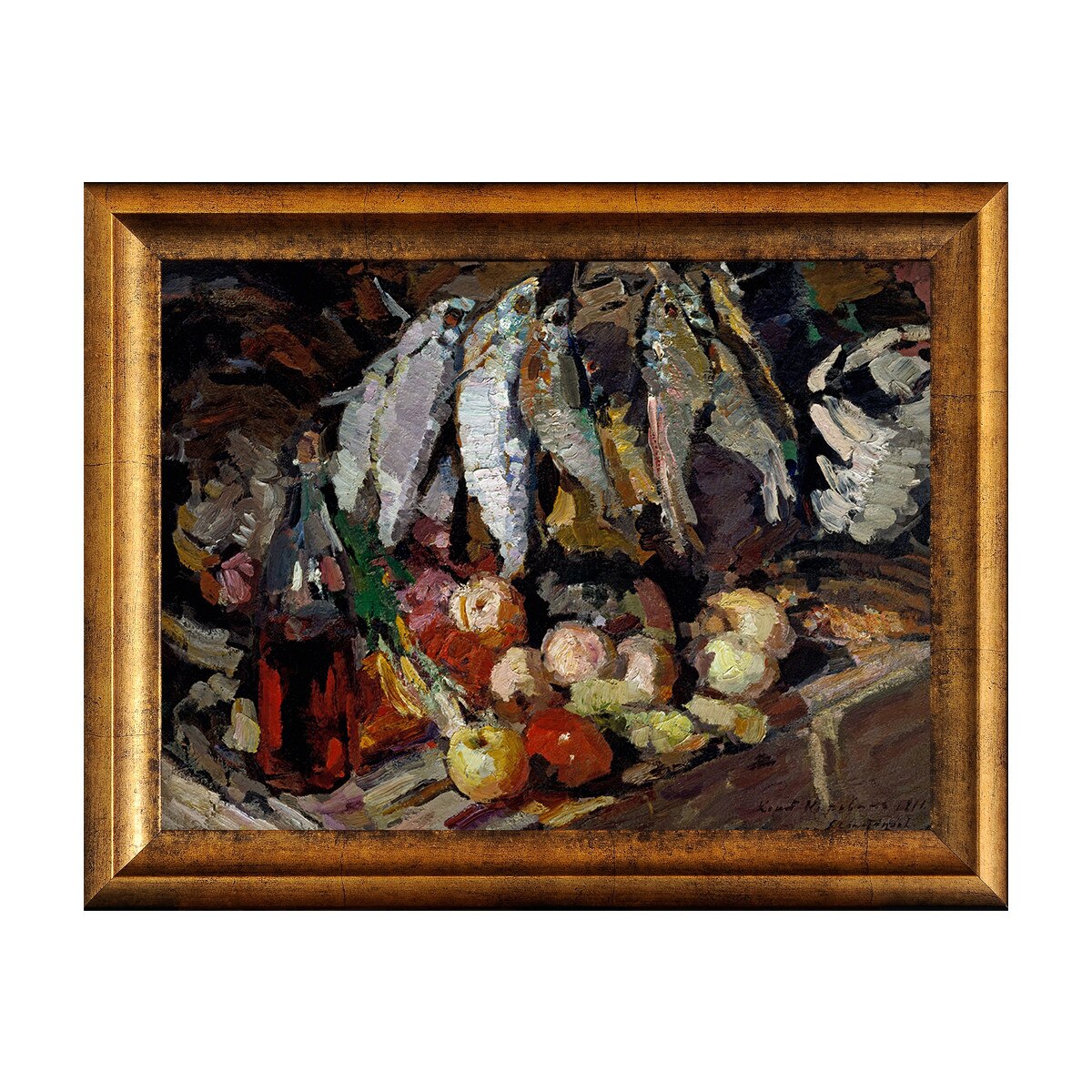 Tablou Inramat - Degas - A group of dancers, Rama Auriu, 30 x 40 cm