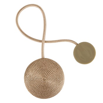 Cordon decorativ auriu cu magnet strangere perdea , DecorCasa , 8 x 40 cm Cordon decorativ auriu cu magnet strangere perdea , DecorCasa , 8 x 40 cm