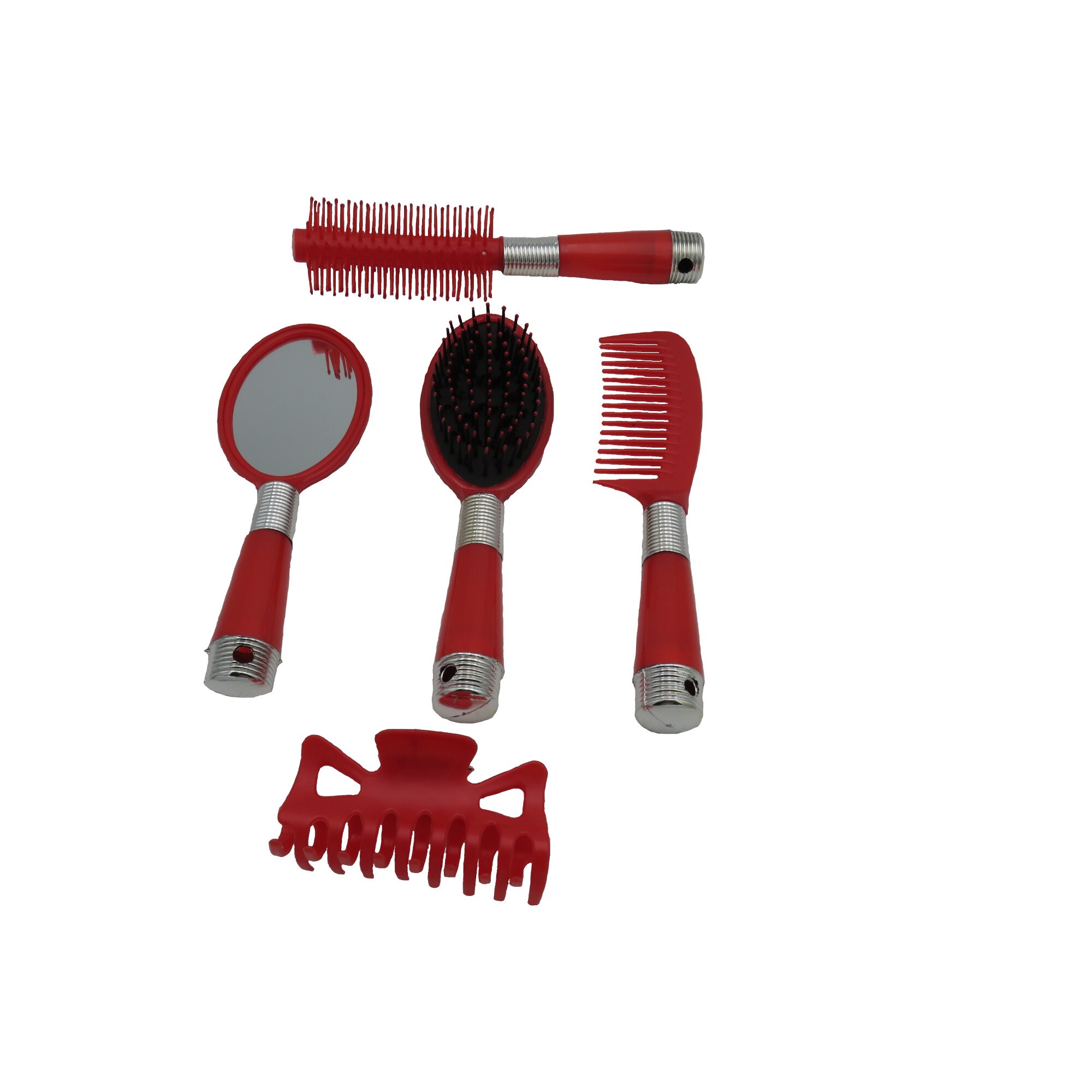 Set 5 piese ingrijire par, rosu