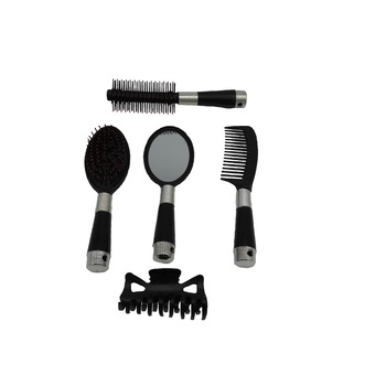 Set 5 piese ingrijire par,negru Set 5 piese ingrijire par,negru