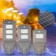 Mozgásérzékelős LED reflektor, kültéri, napelemes, 60W