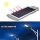 Mozgásérzékelős LED reflektor, kültéri, napelemes, 60W