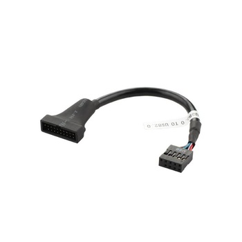 Cablu adaptor Usb 3.0 20 pini tata la USB 2.0 mama pentru placa de baza, 15 cm Cablu adaptor Usb 3.0 20 pini tata la USB 2.0 mama pentru placa de baza, 15 cm