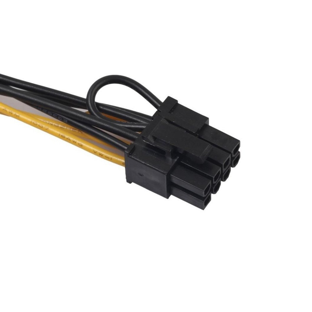 volume Advise Behavior Cablu adaptor de alimentare Sata 15 pini tata la PCI-E 8 Pini ( 6 + 2 pini),  15 cm - eMAG.ro
