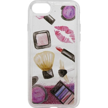 Husa de protectie Lemontii Liquid Sand iPhone 8 / 7, Makeup Glitter Husa de protectie Lemontii Liquid Sand iPhone 8 / 7, Makeup Glitter