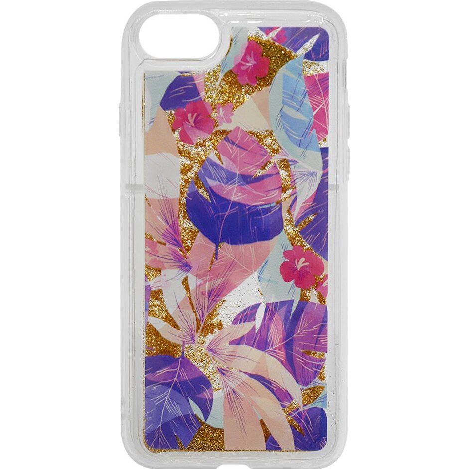 Husa de protectie Lemontii Liquid Sand iPhone 8 / 7, Floral Sunset