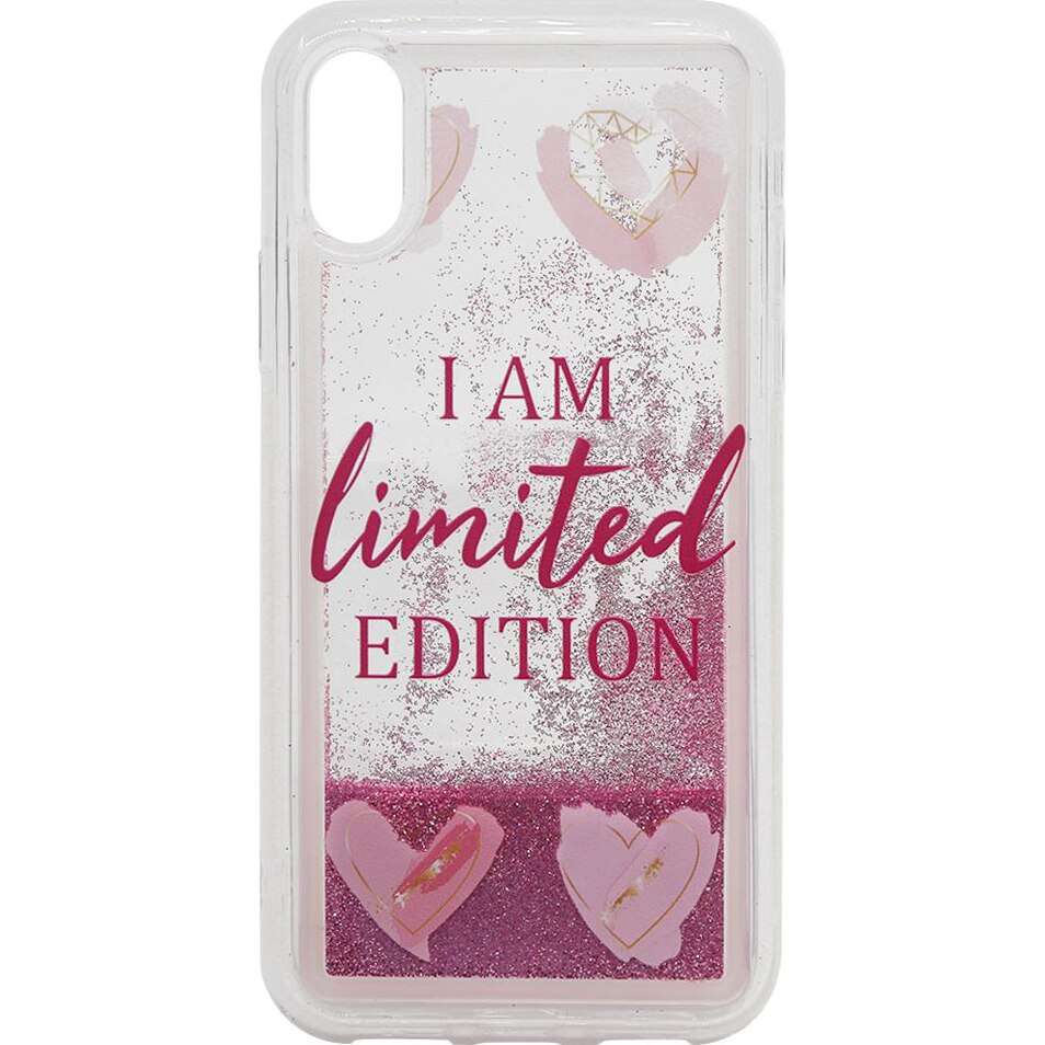 Husa de protectie Lemontii Liquid Sand iPhone XS / X, I Am Limited Edition