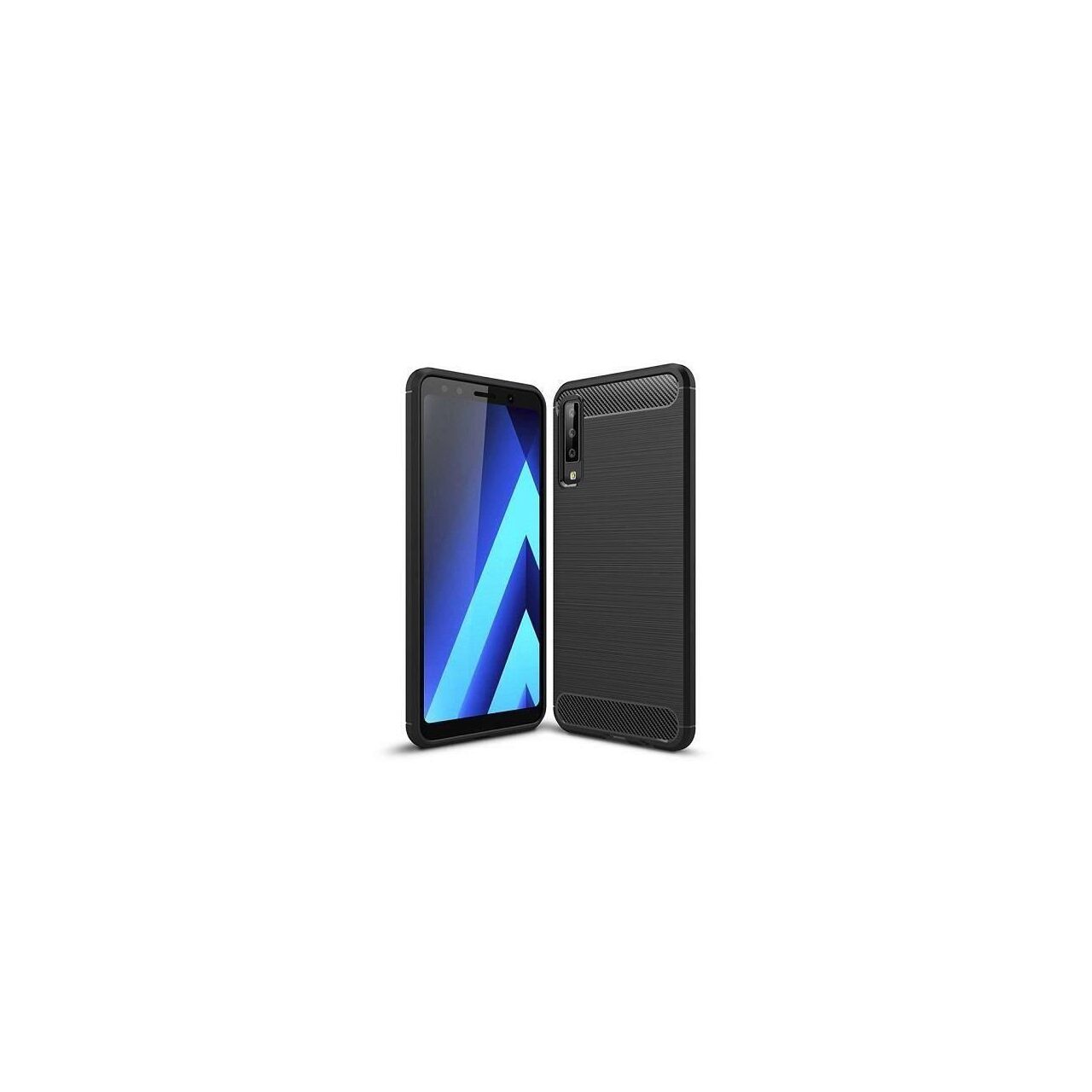 Husa Samsung Galaxy A7 2018 - iberry Carbon Negru