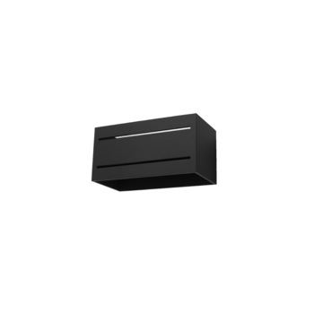 Aplica Lobo Maxi 2, Sollux Lighting, 2x 40W, 220V, IP 20, Negru Aplica Lobo Maxi 2, Sollux Lighting, 2x 40W, 220V, IP 20, Negru