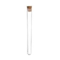 Eprubeta din sticla cu dop de pluta (18 cm)