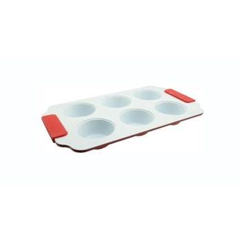 Tava Pentru Briose Ertone, 6 Forme, Cezo-ERT-MN 750 Tava Pentru Briose Ertone, 6 Forme, Cezo-ERT-MN 750