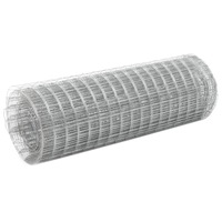 plasa de sarma vidaxl otel galvanizat 25 x 05 m patrat argintiu imagen 23_0_
0