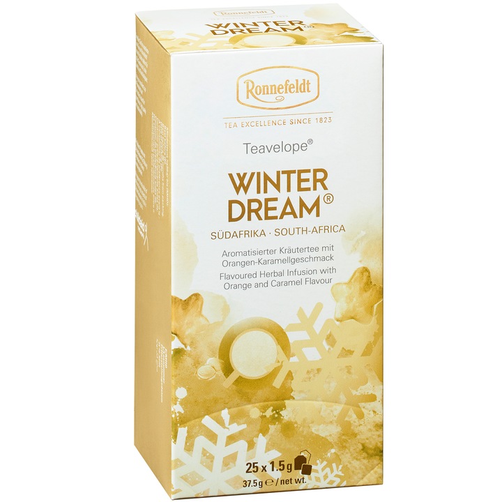 Билков чай J.T. Ronnefeldt, Teavelope® Winterdream®, 25 пакетчета, 37.5 гр