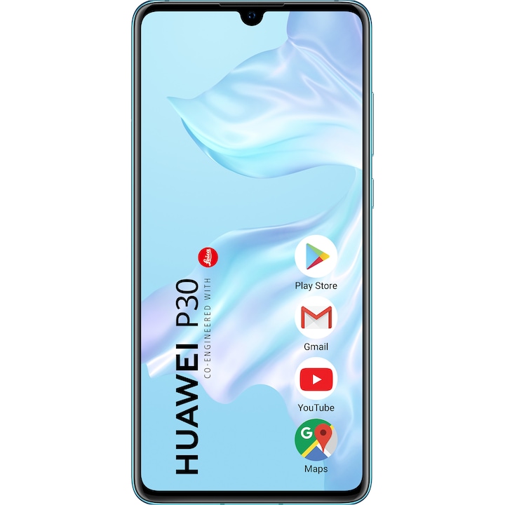 Смартфон Huawei P30, Dual SIM, 128GB, 6GB RAM, 4G, Breathing Crystal