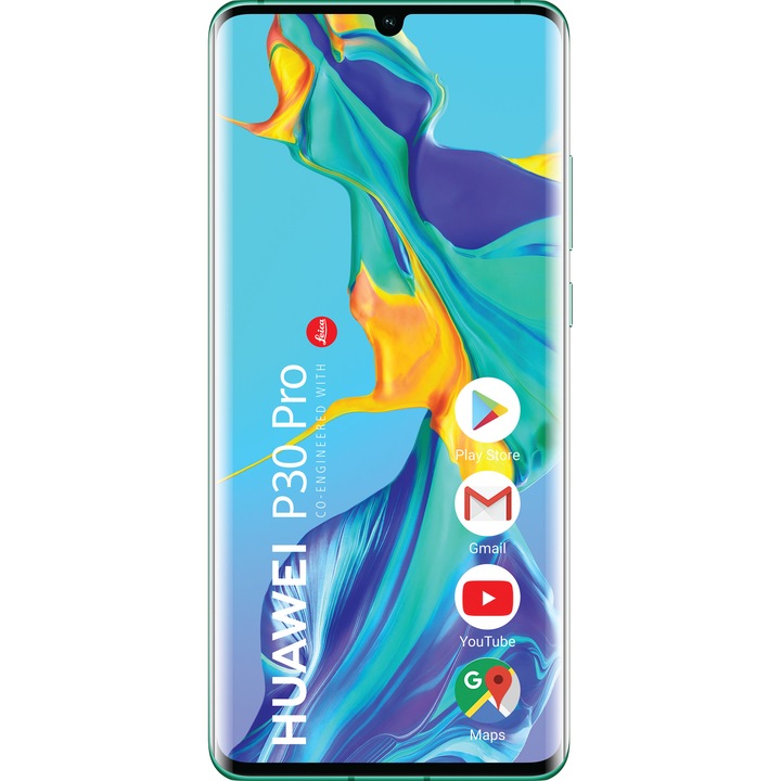 Смартфон Huawei P30 Pro, Dual SIM, 256GB, 8GB RAM, 4G, Aurora Blue
