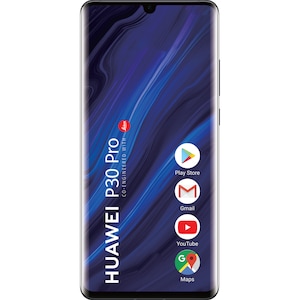 Telefon mobil Huawei P30 Pro, Dual SIM, 128GB, 6GB RAM, 4G, Midnight Black