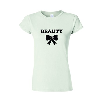 Tricou Personalizat pentru Femei Alb, Marimea L - Beauty Tricou Personalizat pentru Femei Alb, Marimea L - Beauty